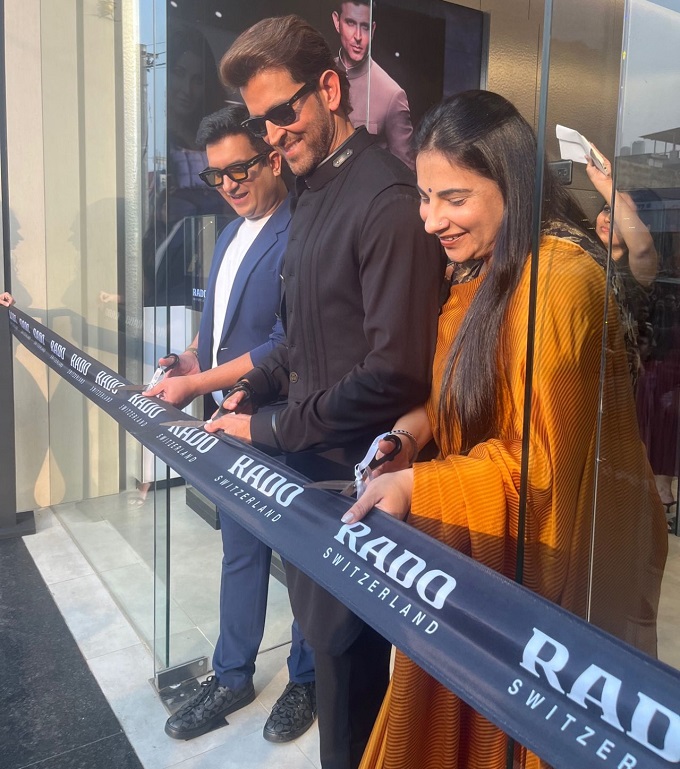 Hrithik Roshan inaugurates exclusive Rado boutique in Jaipur