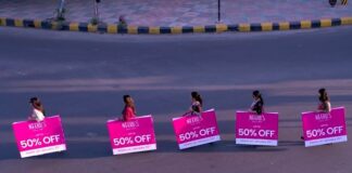 Neeru’s launches grand annual sale with unique street promotion