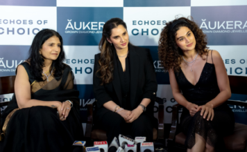 Taapsee Pannu & Sania Mirza unveil Aukera’s new collection